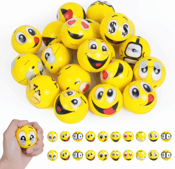 Set 20 Palle Antistress Emoji