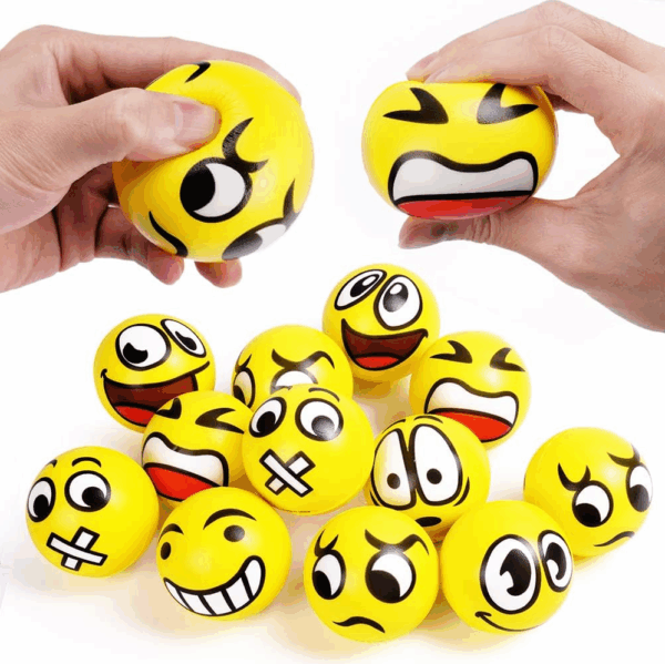 Set 12 Palle Antistress Emoji